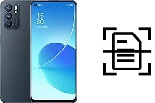 Scan document on an Oppo Reno6 5G