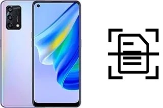 Scan document on an Oppo Reno6 Lite