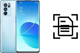 Scan document on an Oppo Reno6 Pro 5G