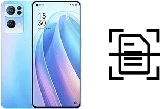 Scan document on an Oppo Reno7 Pro 5G