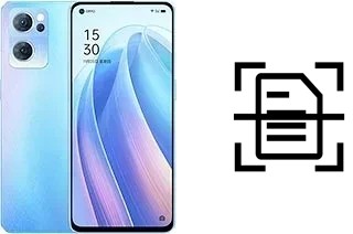 Scan document on an Oppo Reno7 5G