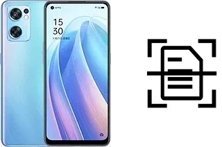 Scan document on an Oppo Reno7 SE 5G