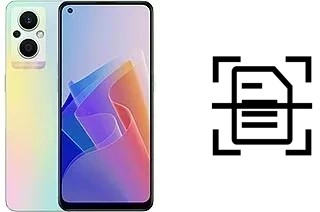 Scan document on an Oppo Reno7 Z 5G