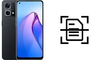 Scan document on an Oppo Reno8 4G