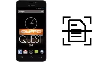 Scan document on a Qumo Quest 504