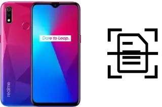 Scan document on a Realme 3i