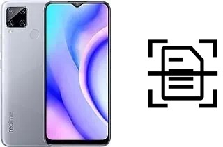 Scan document on a Realme C15 Qualcomm Edition