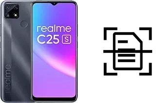 Scan document on a Realme C25s