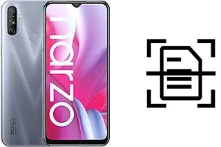 Scan document on a Realme Narzo 20A