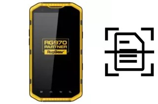 Scan document on a RugGear RG970 Partner