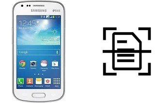 Scan document on a Samsung Galaxy S Duos 2 S7582