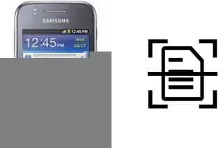 Scan document on a Samsung Galaxy Y TV S5367