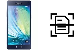 Scan document on a Samsung Galaxy A5