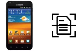 Scan document on a Samsung Galaxy S II Epic 4G Touch