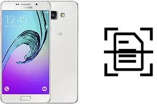 Scan document on a Samsung Galaxy A7 (2016) Duos