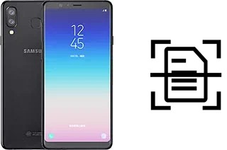 Scan document on a Samsung Galaxy A8 Star (A9 Star)