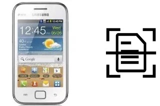 Scan document on a Samsung Galaxy Ace Duos S6802