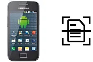 Scan document on a Samsung Galaxy Ace Duos I589