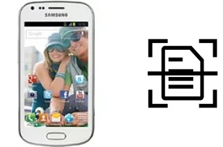 Scan document on a Samsung Galaxy Ace II X S7560M