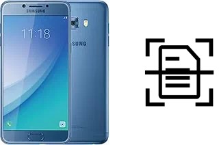 Scan document on a Samsung Galaxy C5 Pro