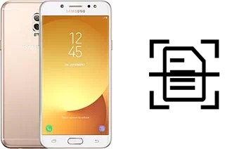 Scan document on a Samsung Galaxy C7 (2017)