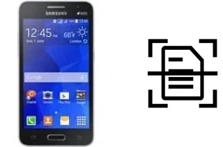 Scan document on a Samsung Galaxy Core 2 Duos