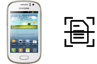 Scan document on a Samsung Galaxy Fame S6810