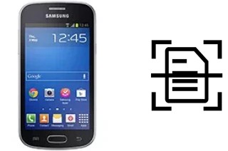 Scan document on a Samsung Galaxy Fresh S7390