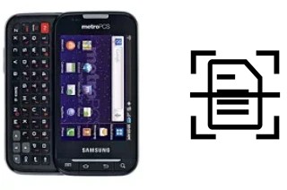 Scan document on a Samsung R910 Galaxy Indulge