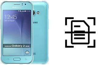 Scan document on a Samsung Galaxy J1 Ace