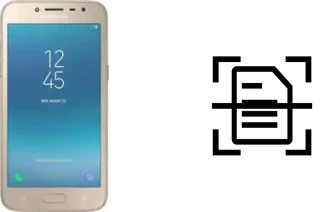 Scan document on a Samsung Galaxy J2 Pro