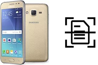 Scan document on a Samsung Galaxy J2