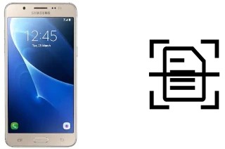 Scan document on a Samsung Galaxy J5 Metal