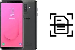 Scan document on a Samsung Galaxy J8