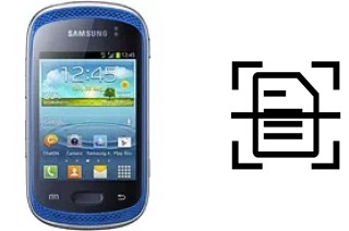 Scan document on a Samsung Galaxy Music Duos S6012