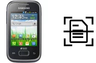 Scan document on a Samsung Galaxy Pocket Duos S5302