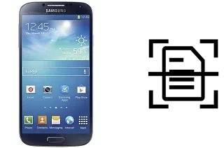 Scan document on a Samsung I9506 Galaxy S4