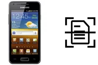 Scan document on a Samsung I9070 Galaxy S Advance