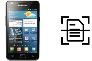 Scan document on a Samsung Galaxy S II 4G I9100M