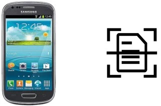 Scan document on a Samsung Galaxy S3 Mini VE