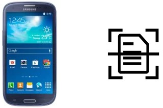 Scan document on a Samsung Galaxy S3 Neo+