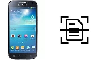 Scan document on a Samsung I9190 Galaxy S4 mini