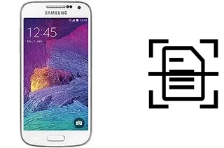 Scan document on a Samsung Galaxy S4 mini I9195I