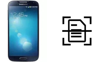 Scan document on a Samsung Galaxy S4 CDMA