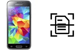 Scan document on a Samsung Galaxy S5 mini Duos