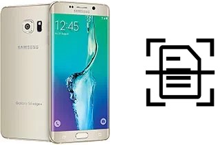 Scan document on a Samsung Galaxy S6 edge+ Duos