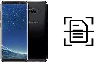 Scan document on a Samsung Galaxy S8