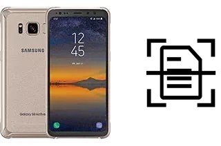 Scan document on a Samsung Galaxy S8 Active