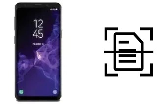 Scan document on a Samsung Galaxy S9 SD845