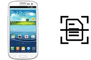 Scan document on a Samsung Galaxy S III CDMA